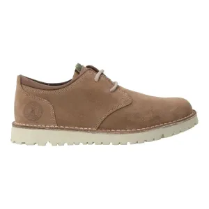 BARBOUR Acer Derby Shoe Lace Up Beige Suede