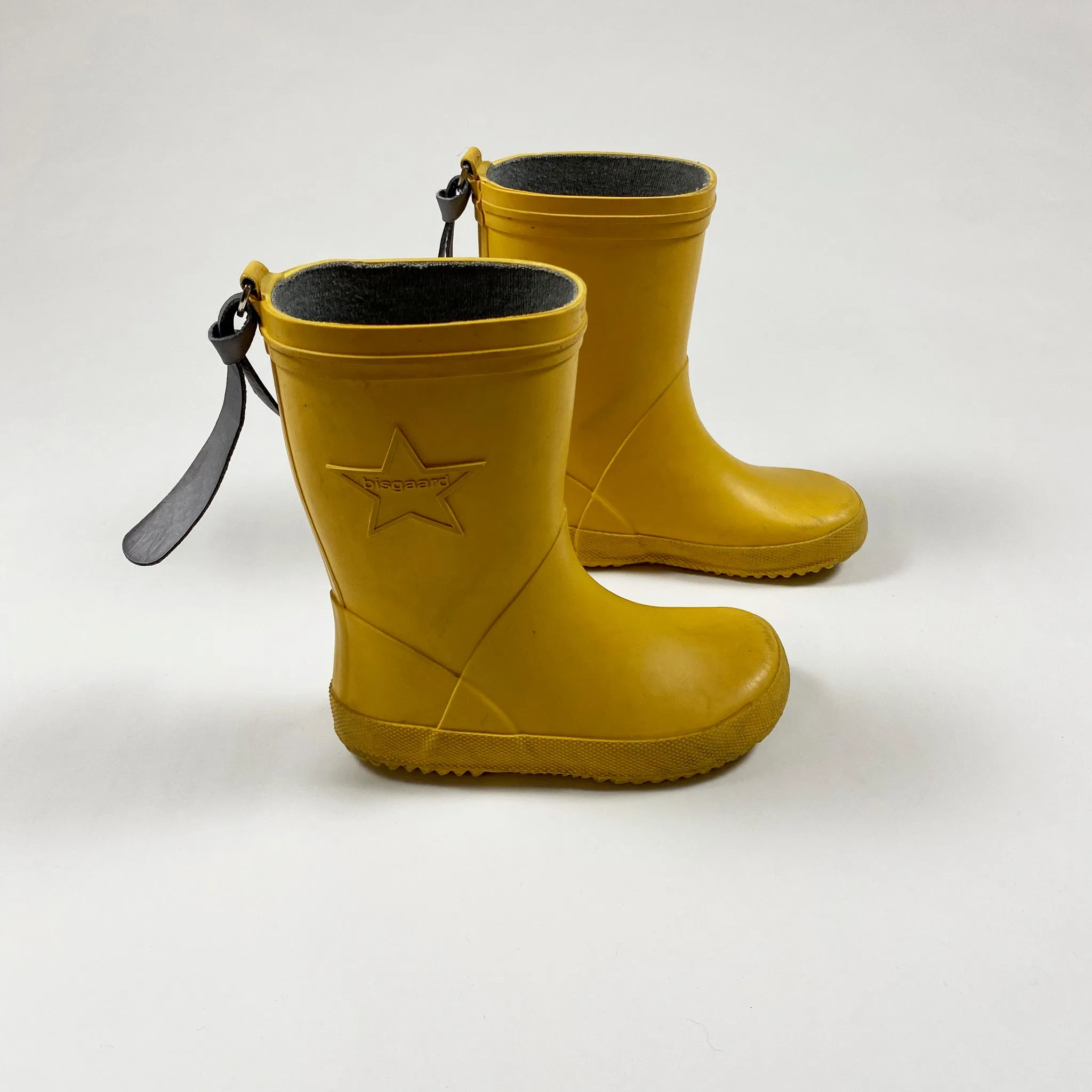 Bisgaard yellow rain boots 26