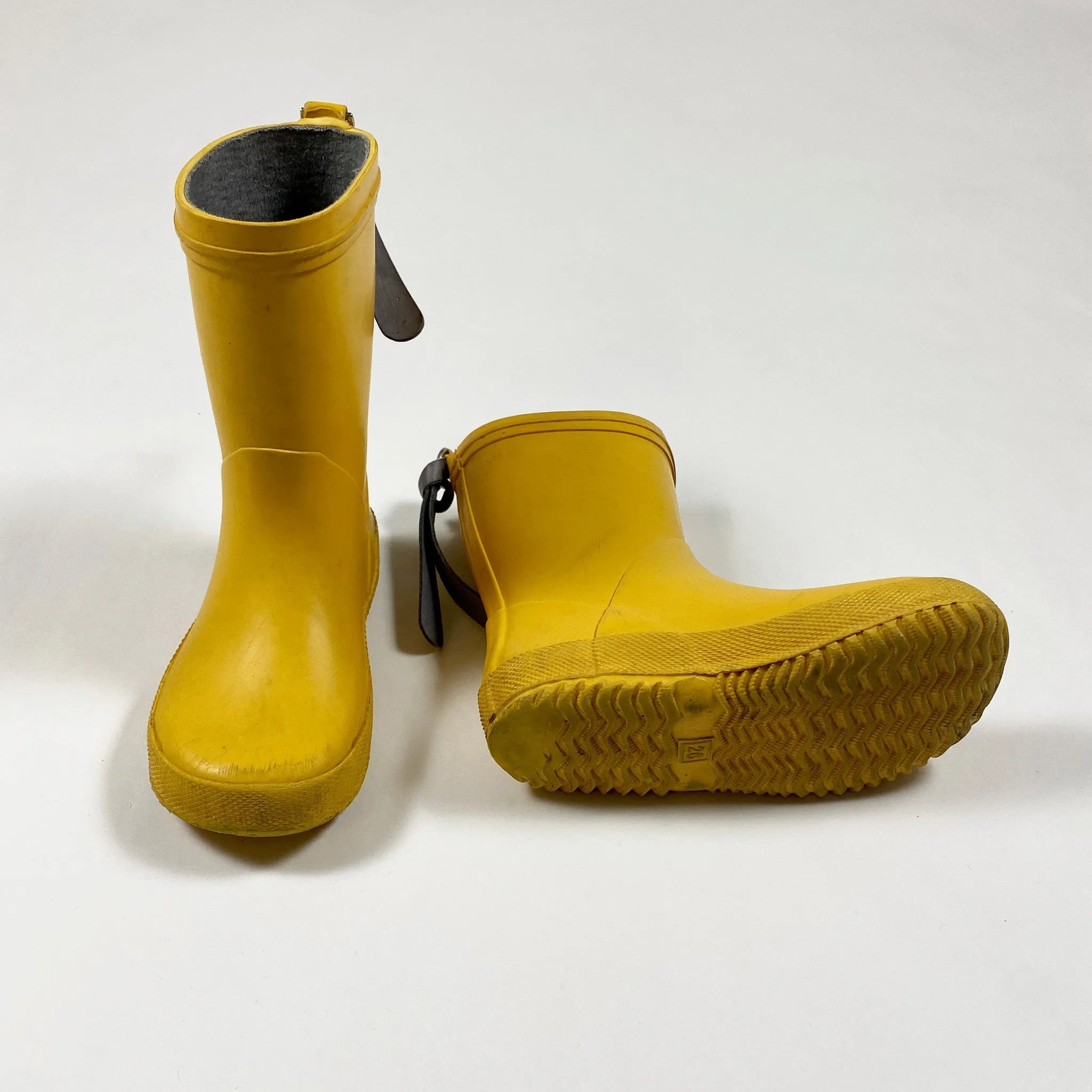 Bisgaard yellow rain boots 26