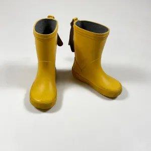 Bisgaard yellow rain boots 26