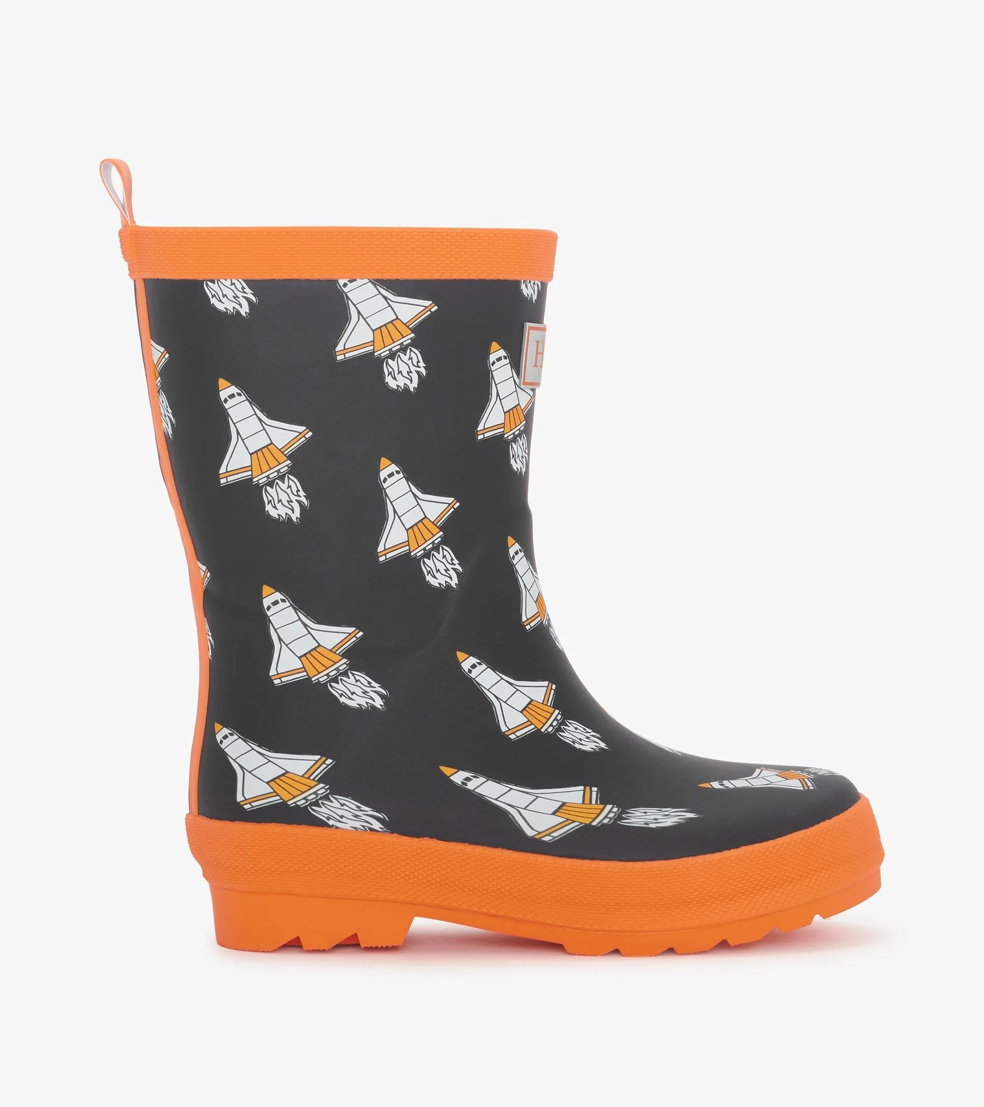 Boys Space Shuttles Matte Wellies