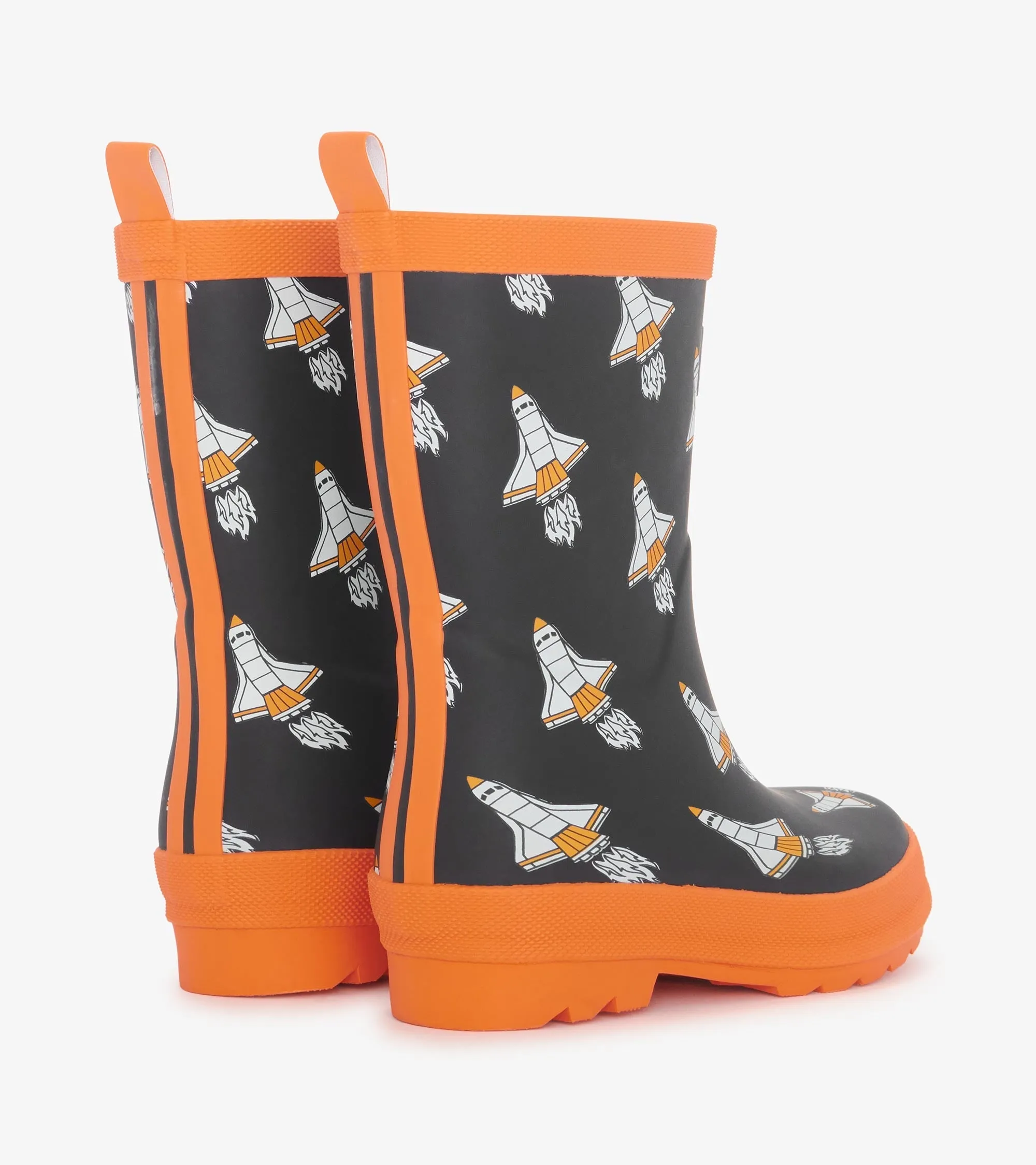 Boys Space Shuttles Matte Wellies