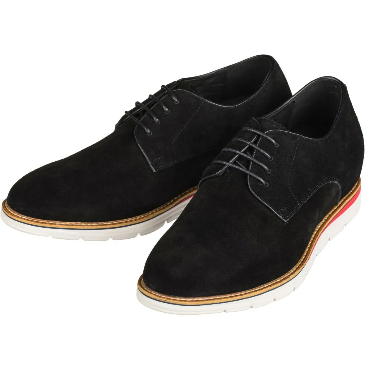 CALTO - Y4222 - 3.2 Inches Taller (Nubuck Black)