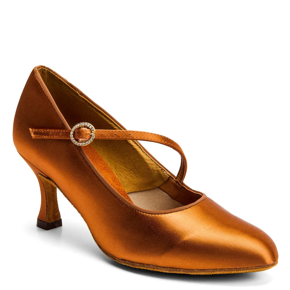 ICS ROUNDTOE SINGLESTRAP - FLESH SATIN