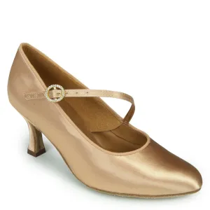 ICS ROUNDTOE SINGLESTRAP - FLESH SATIN