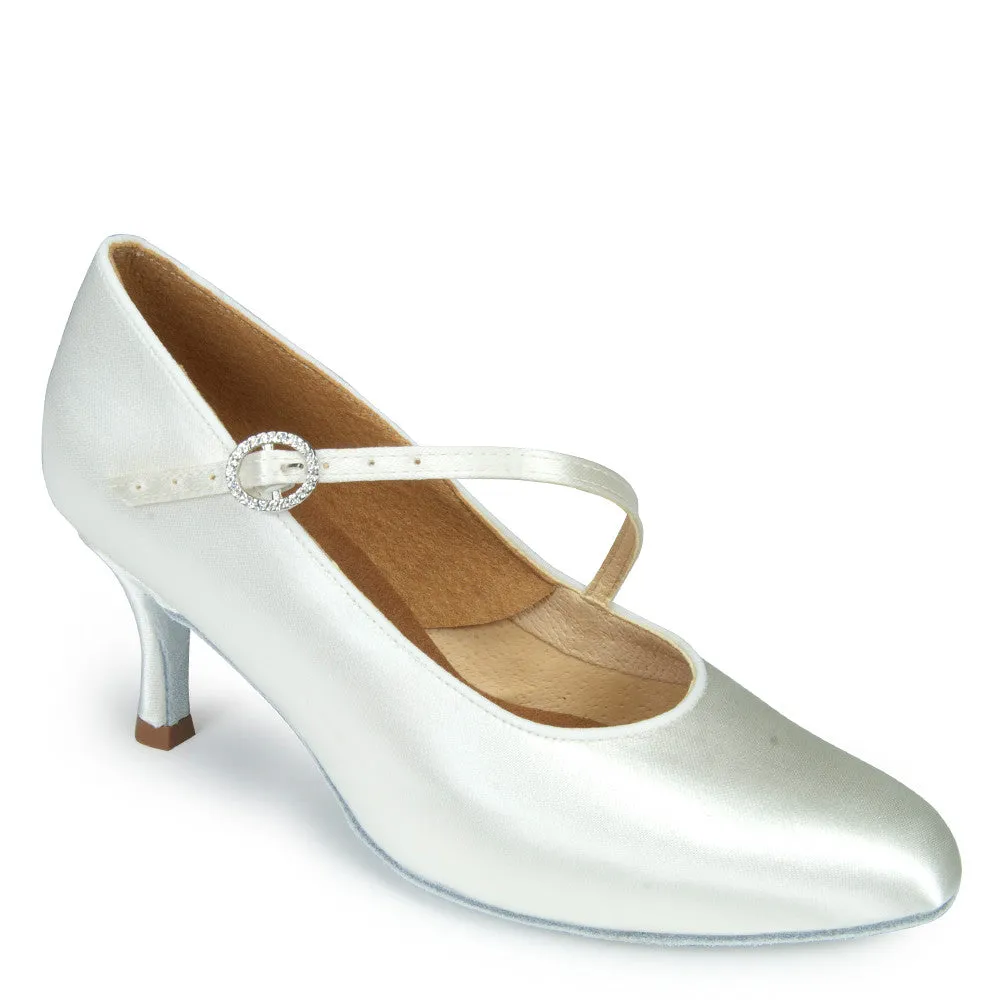 ICS ROUNDTOE SINGLESTRAP - FLESH SATIN