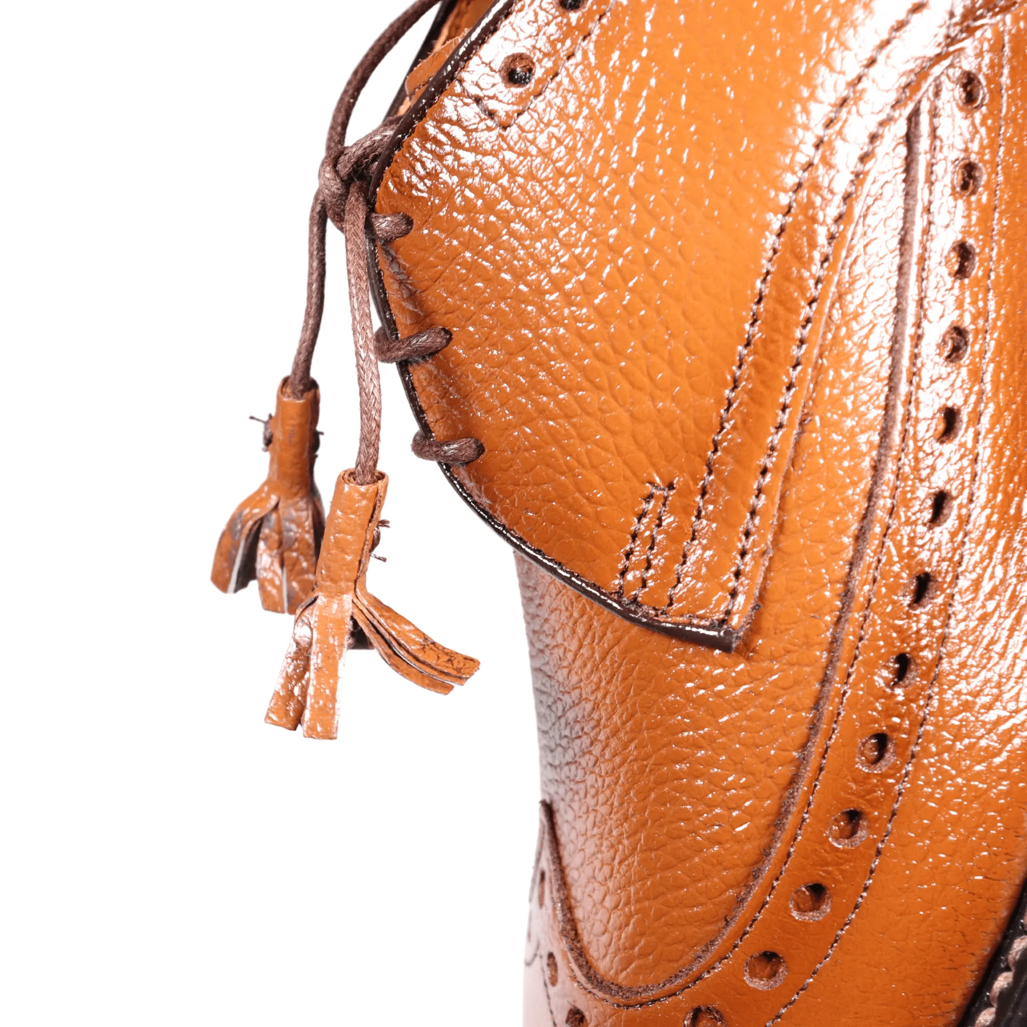 Johnston & Murphy Tan Derby Lace-up with Goodyear Welted Sole