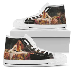 Lady of Shalott Women's High Top Shoes Sneakers