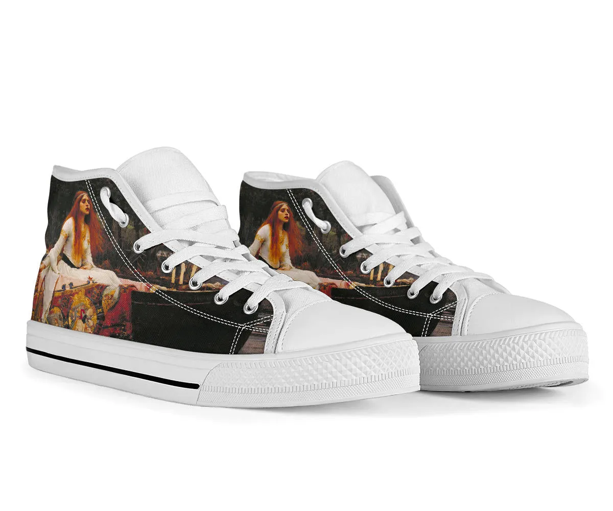 Lady of Shalott Women's High Top Shoes Sneakers