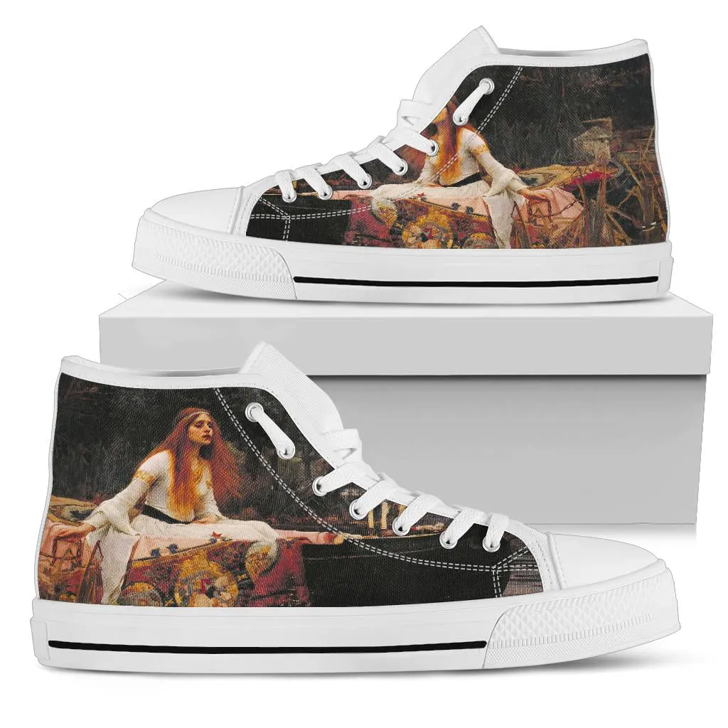 Lady of Shalott Women's High Top Shoes Sneakers