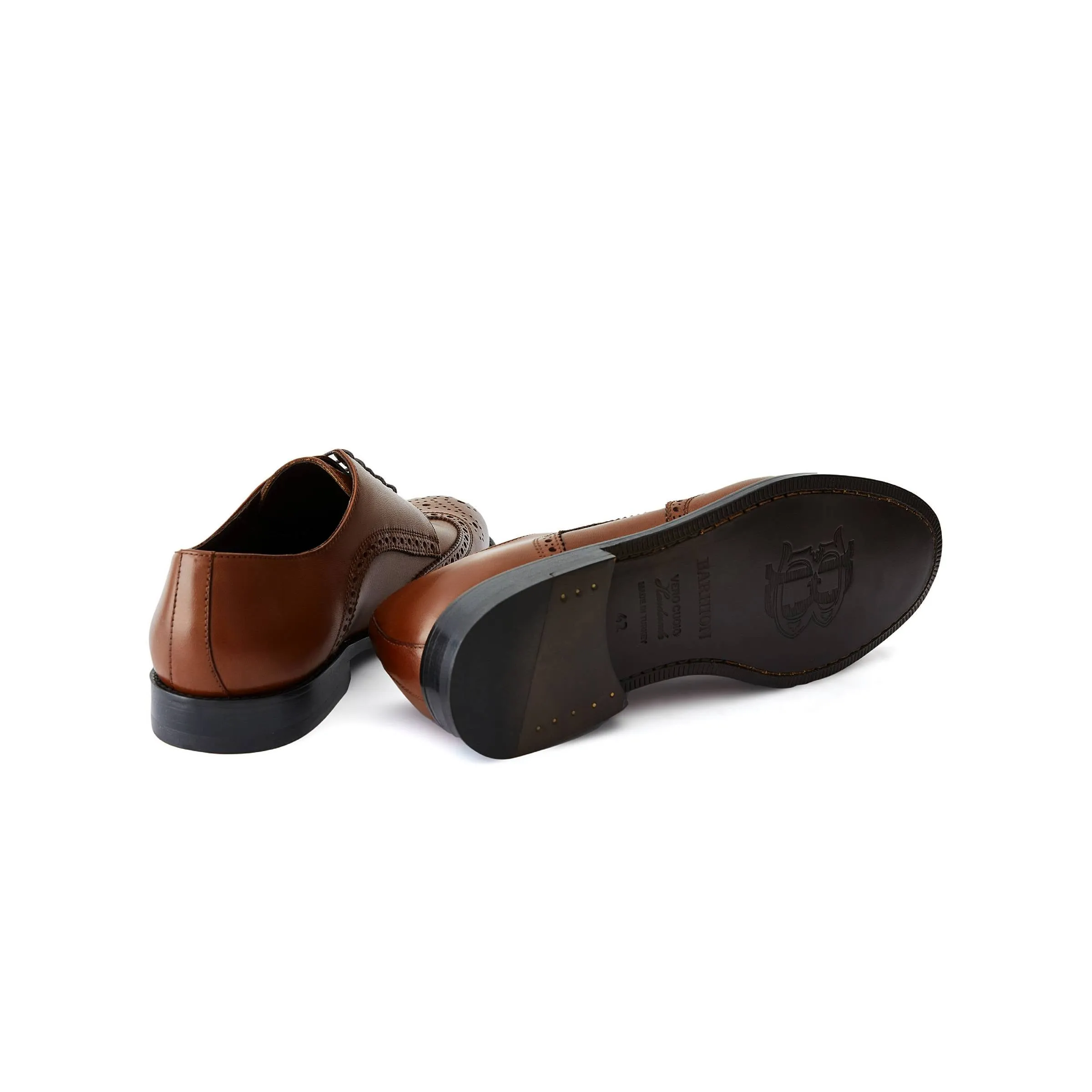 Men's Calf Leather Handmade Derby M7004
