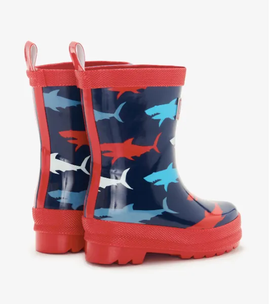 Rain Boots - Hungry Sharks