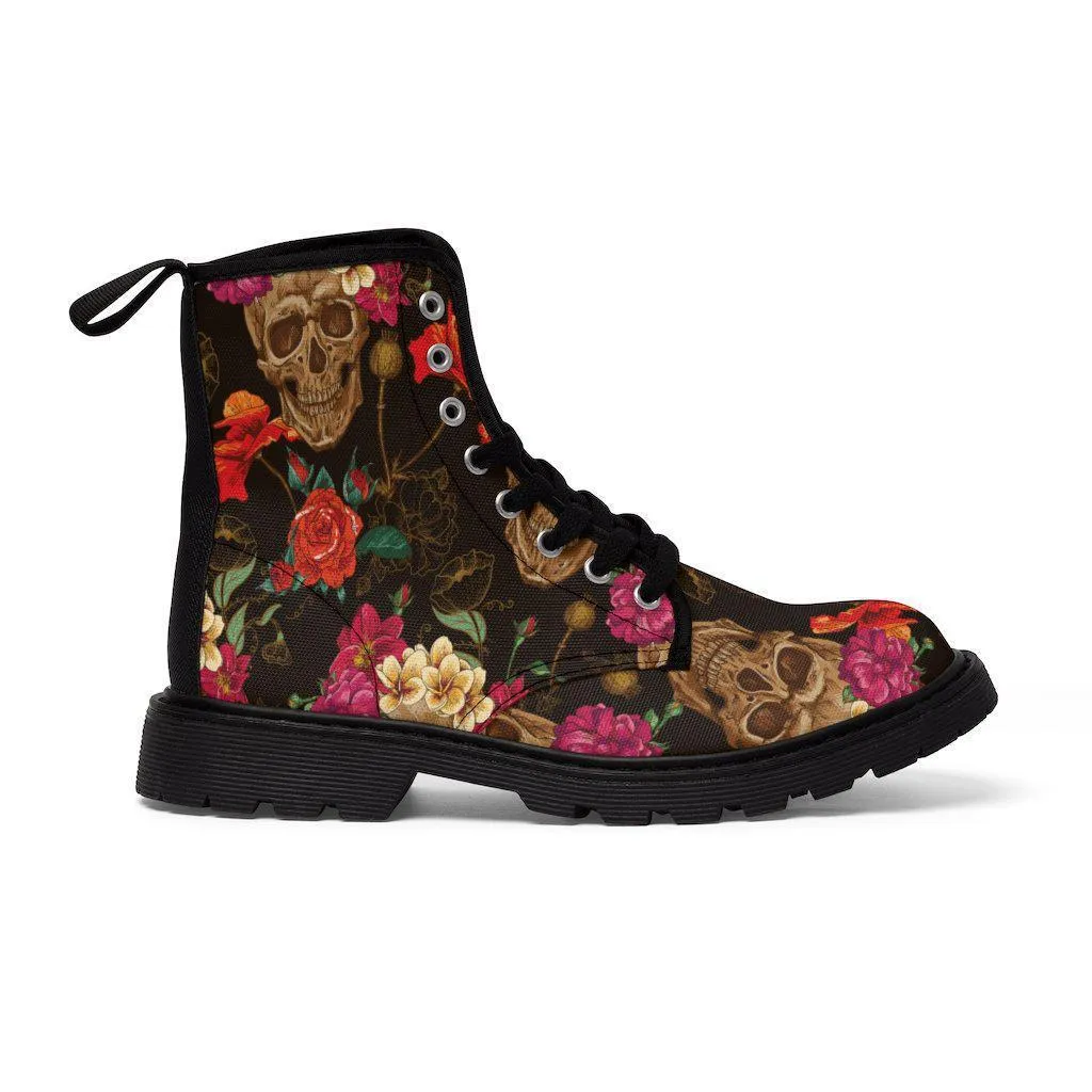 Skull Rain Boots Women's