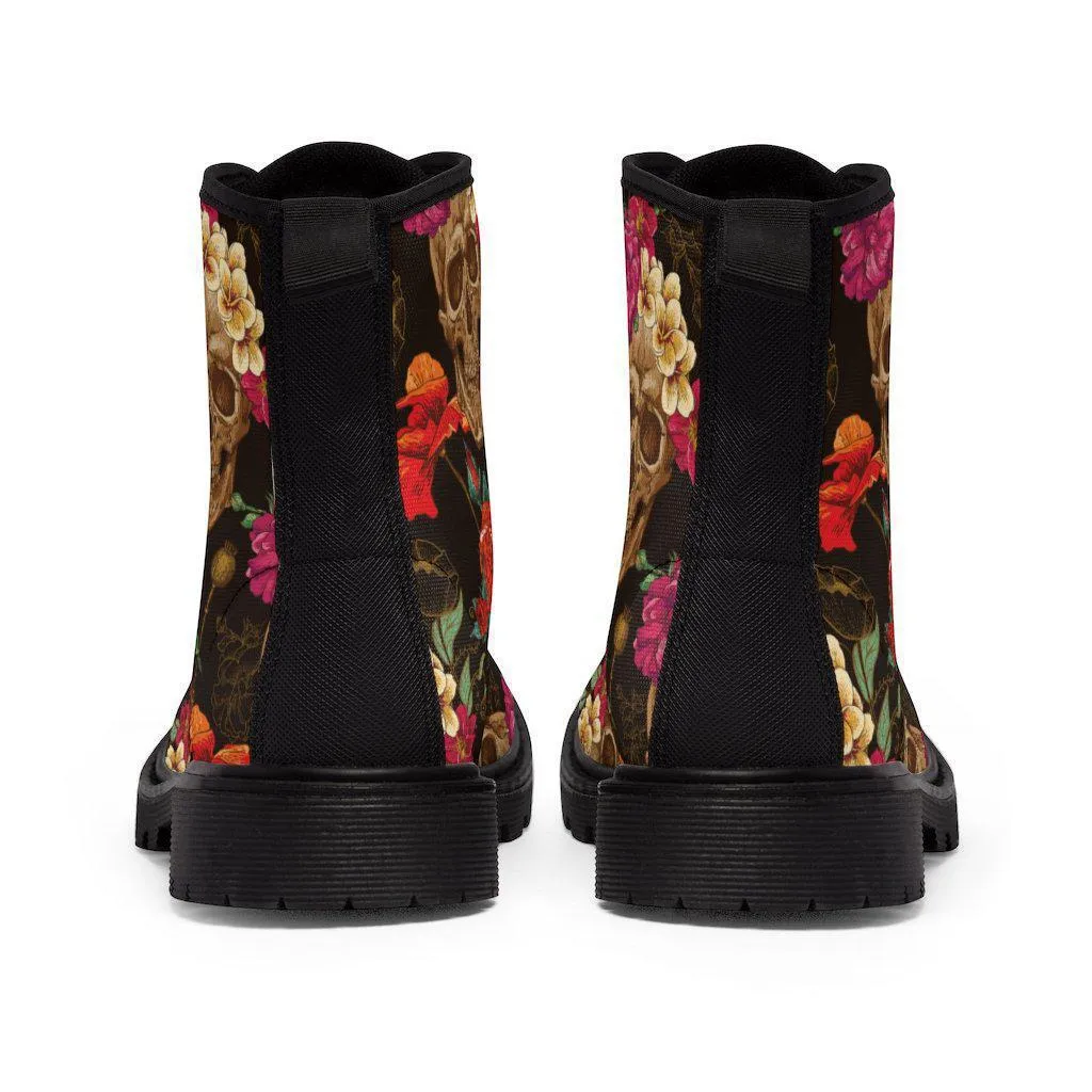 Skull Rain Boots Women's